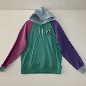 Means‎ Teddy Fresh Color Block Pastel Small Hoodie